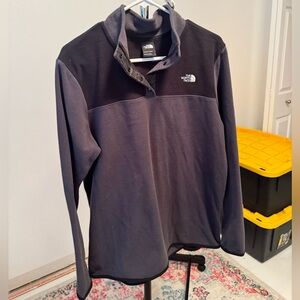 The North Face Charcoal and Black Fleece